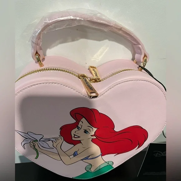 Firm! ***Last One***Cakeworthy x Disney’s Little Mermaid Heart Purse - Picture 3 of 8
